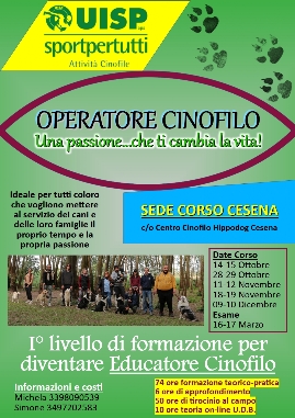 Corso Operatore Cinofilo